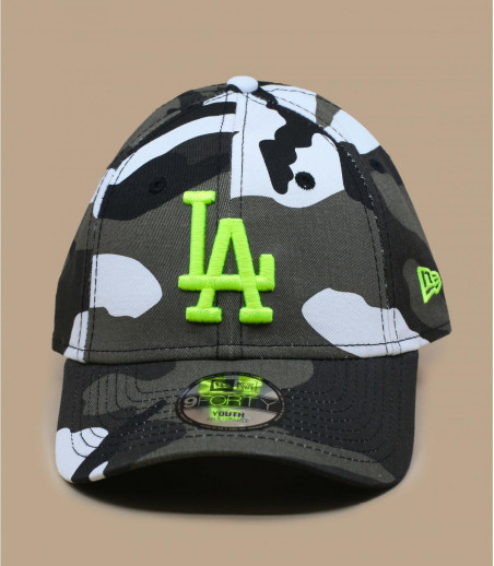 Kids Camo Ess LA urban neon yellow New Era